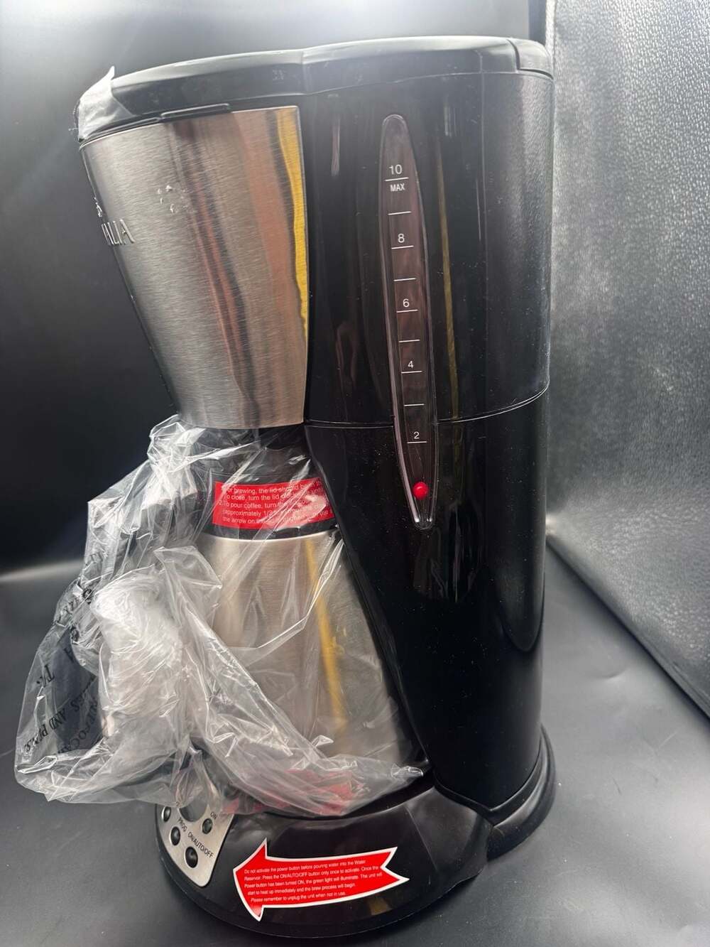 Gevalia 8-Cup Programmable Drip Coffee Maker with Thermal Carafe